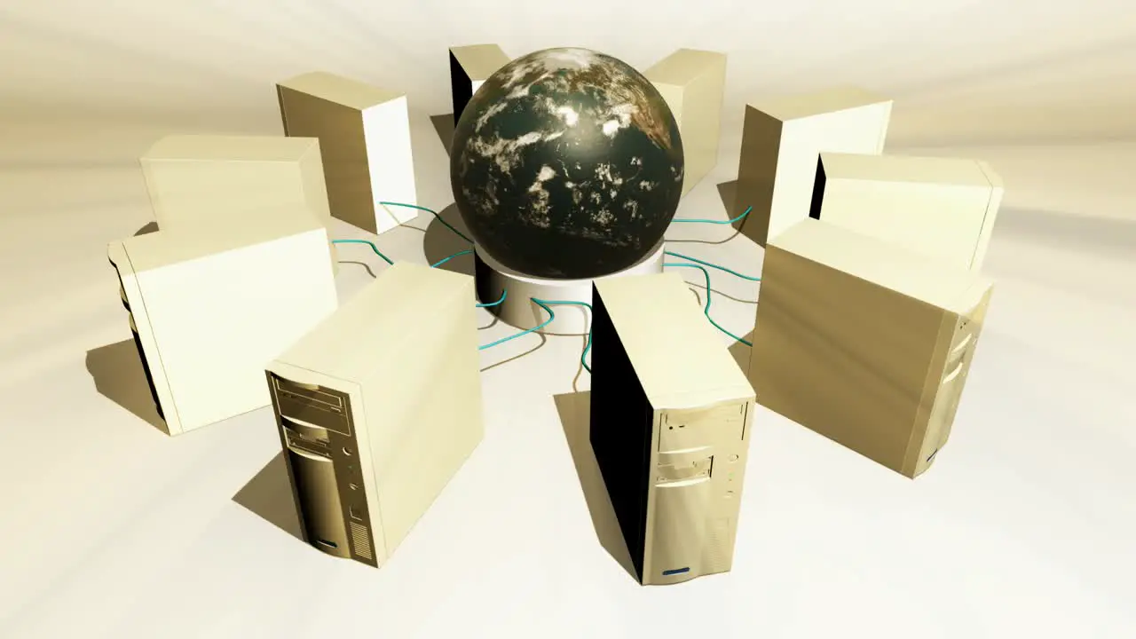 Global Computing Concept Animated Loop