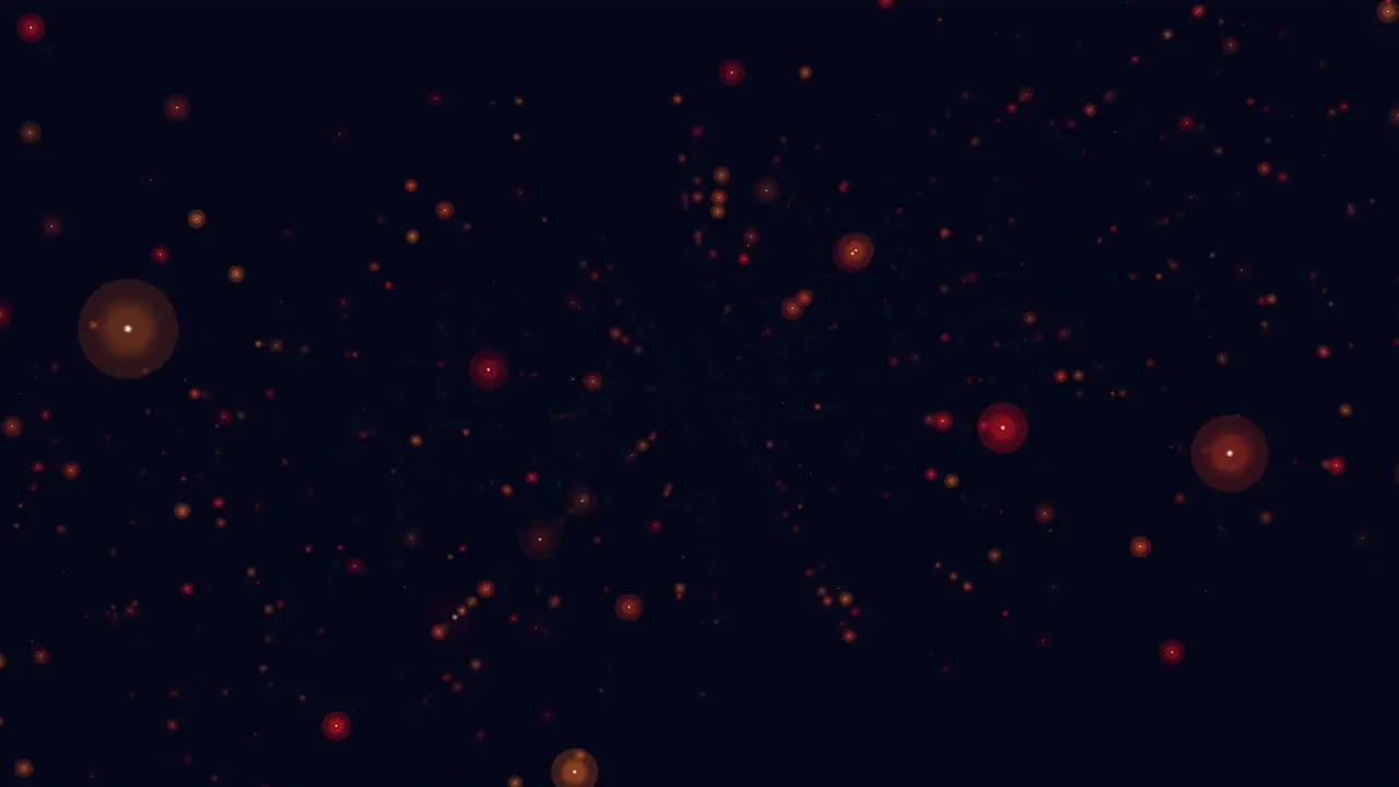 Fly red dots and glitters in dark galaxy