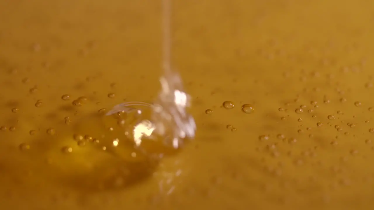 Pouring Honey Close-Up