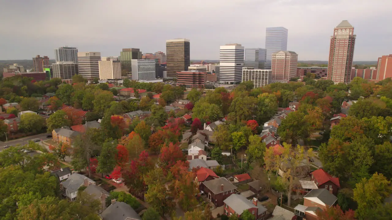 Push towards downtown Clayton over nice residential city neighborhood in St