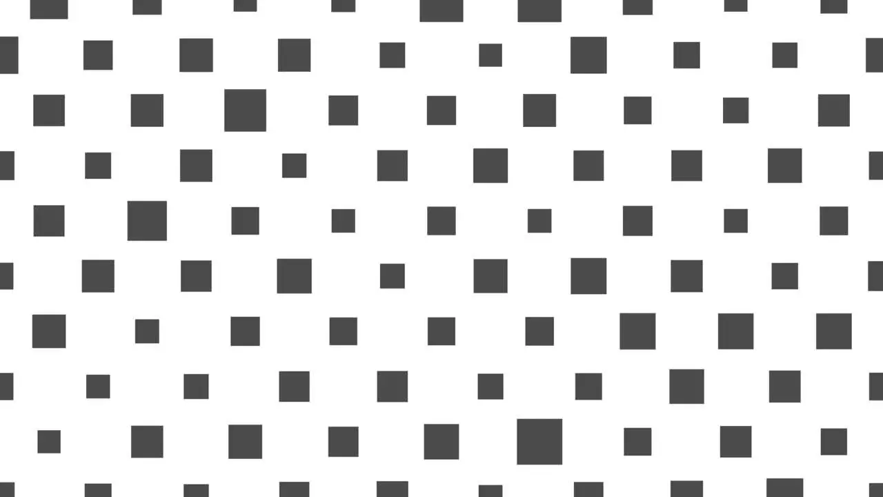 Black abstract squares pattern