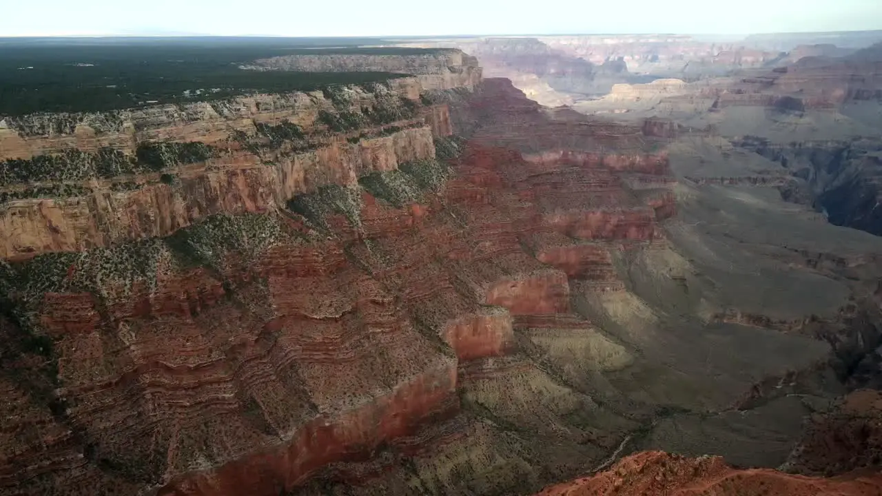 An up-close view of the abstract contours of the hills within the Grand Canyon