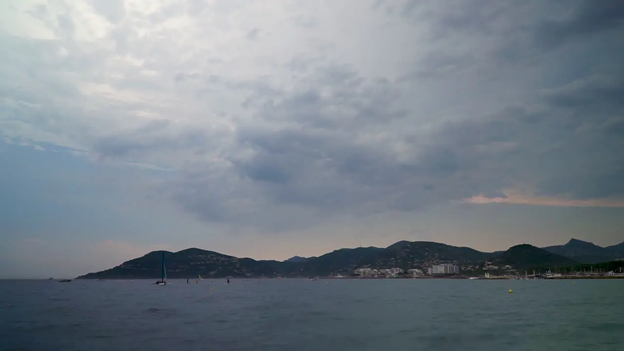 Timelapse of watersports on the French Riviera