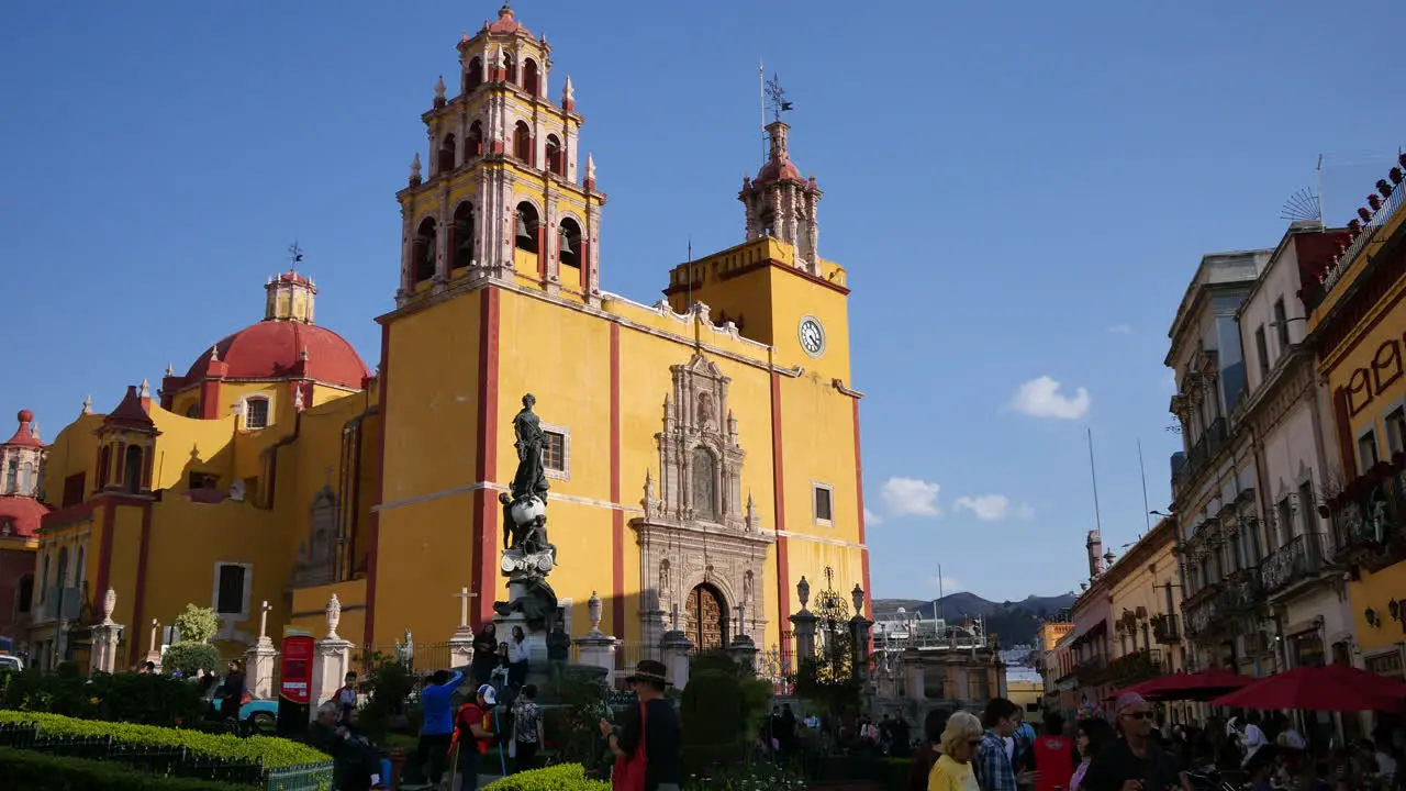 Mexico Guanajuato Yellow Church