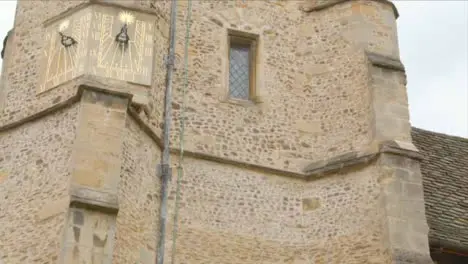 Tilting Shot Looking Up at Saint Botolphs Church