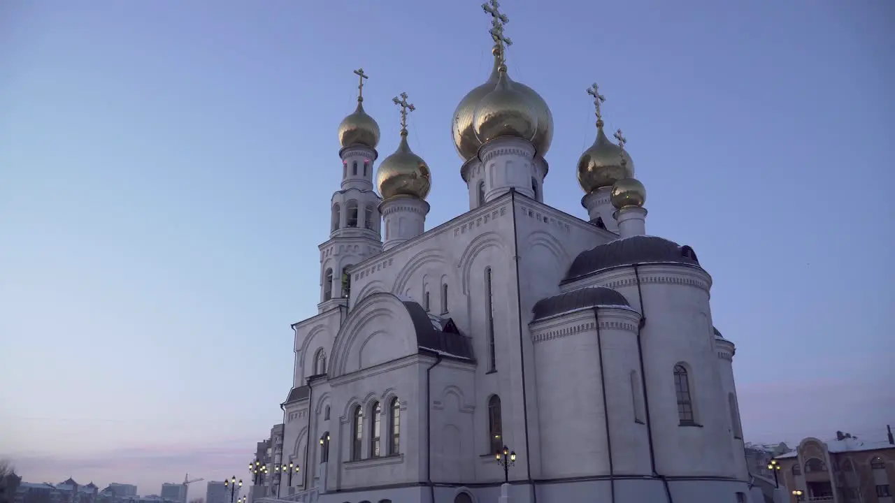 Temple at Sunset