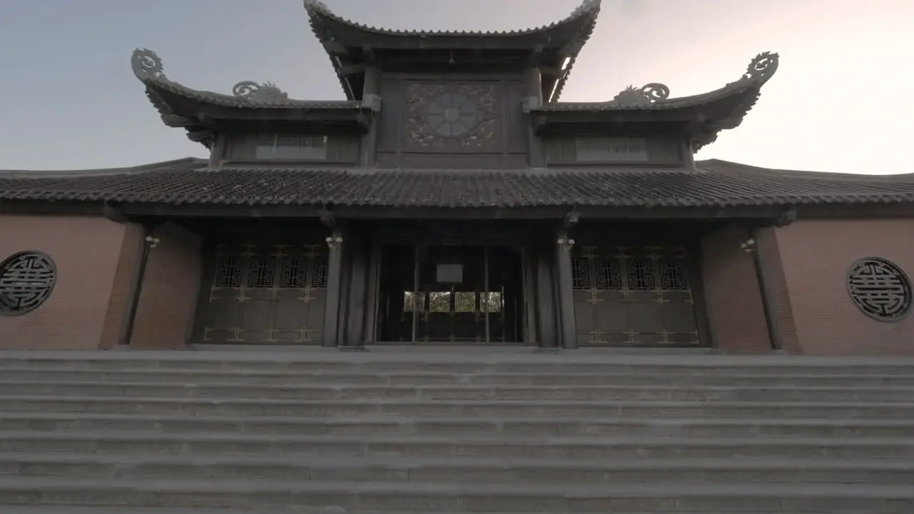 Buddhist pagoda in Bai Dinh Temple Vietnam