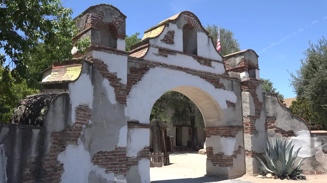 California Mission San Miguel Arcangel Entrance