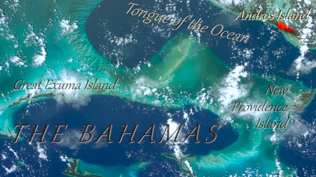 The Bahamas from Space Graded