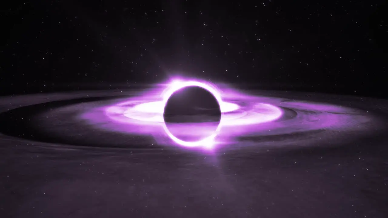 Magenta Black hole Warping Time and Space