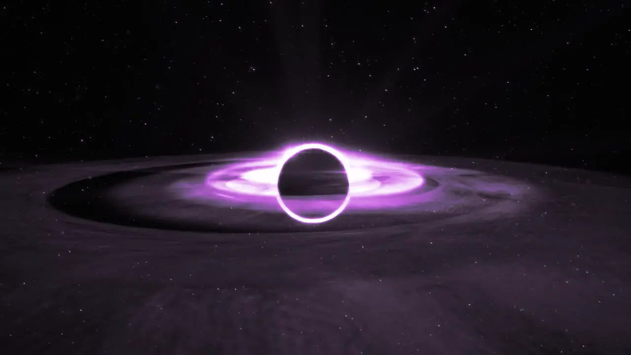 Supermassive purple wormhole in Outer-Space