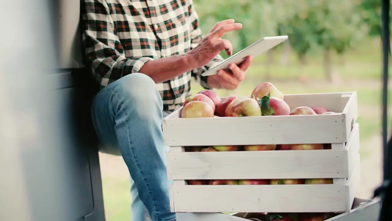 Technology used by a modern fruit farmer