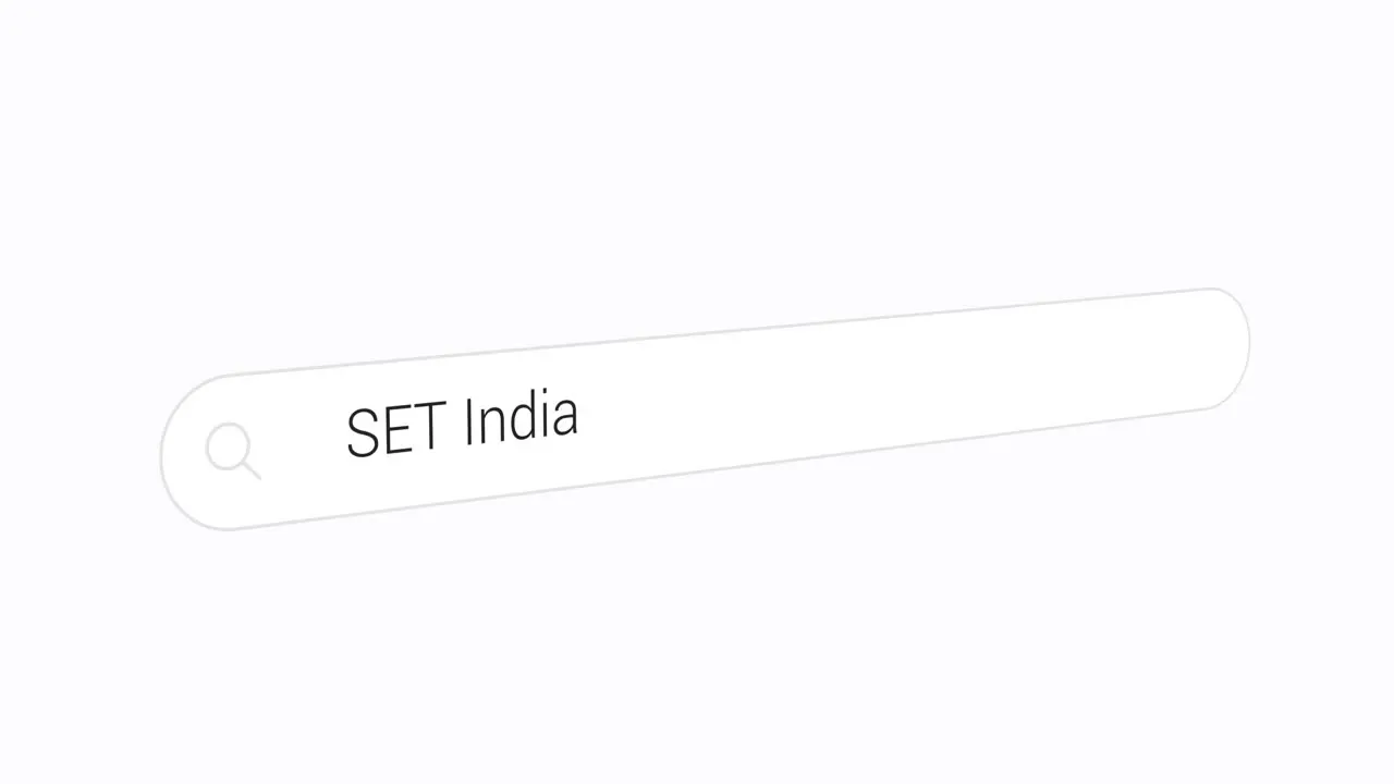 Searching SET India In The Internet Browser