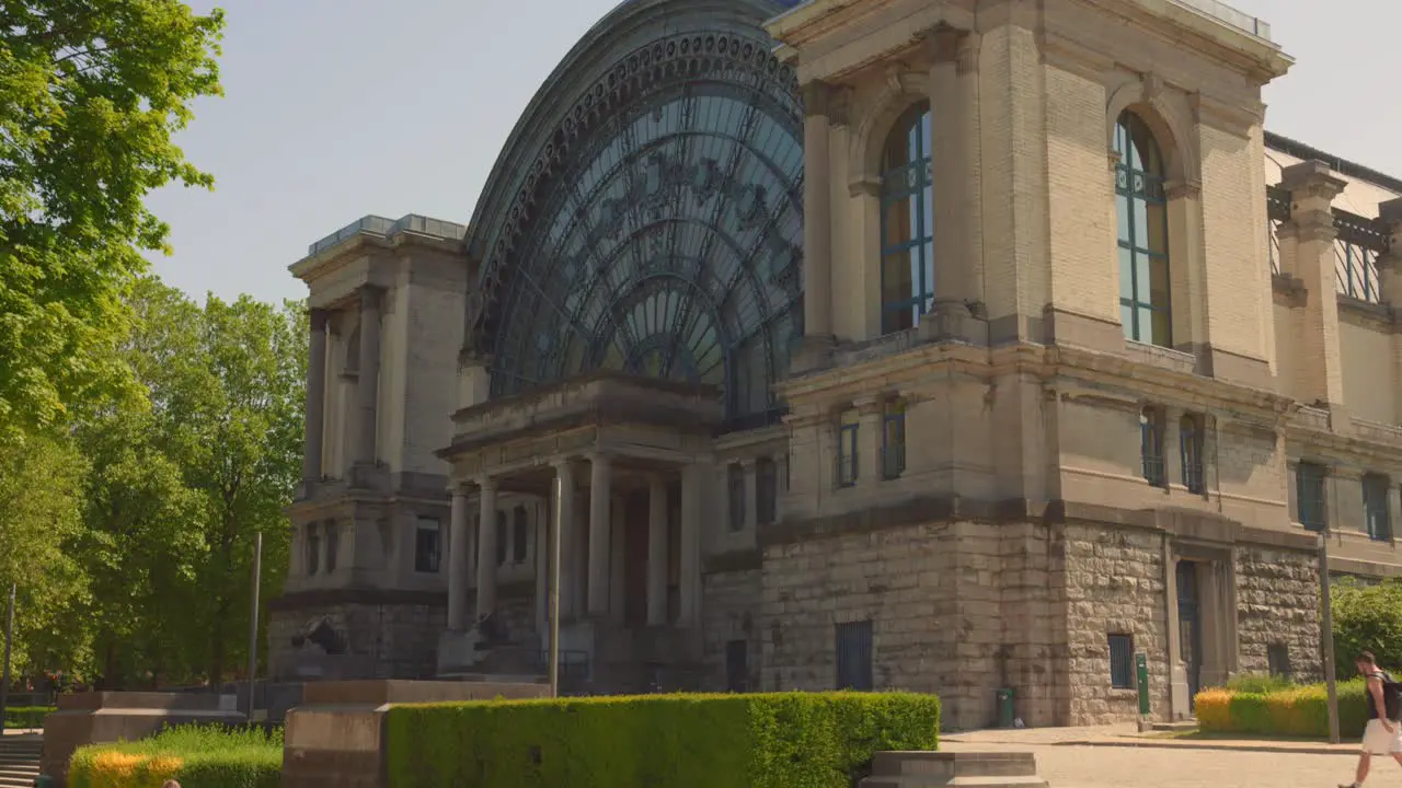 The Royal Museum Of The Armed Forces and Military History In The Historic Complex In The Parc du Cinquantenaire Jubelpark In Brussels Belgium