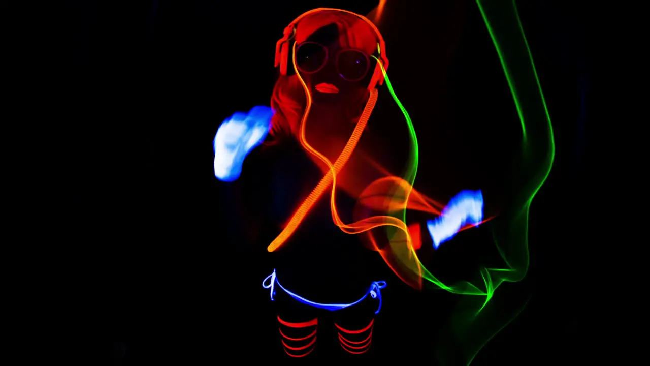 UV Glowing Woman 25