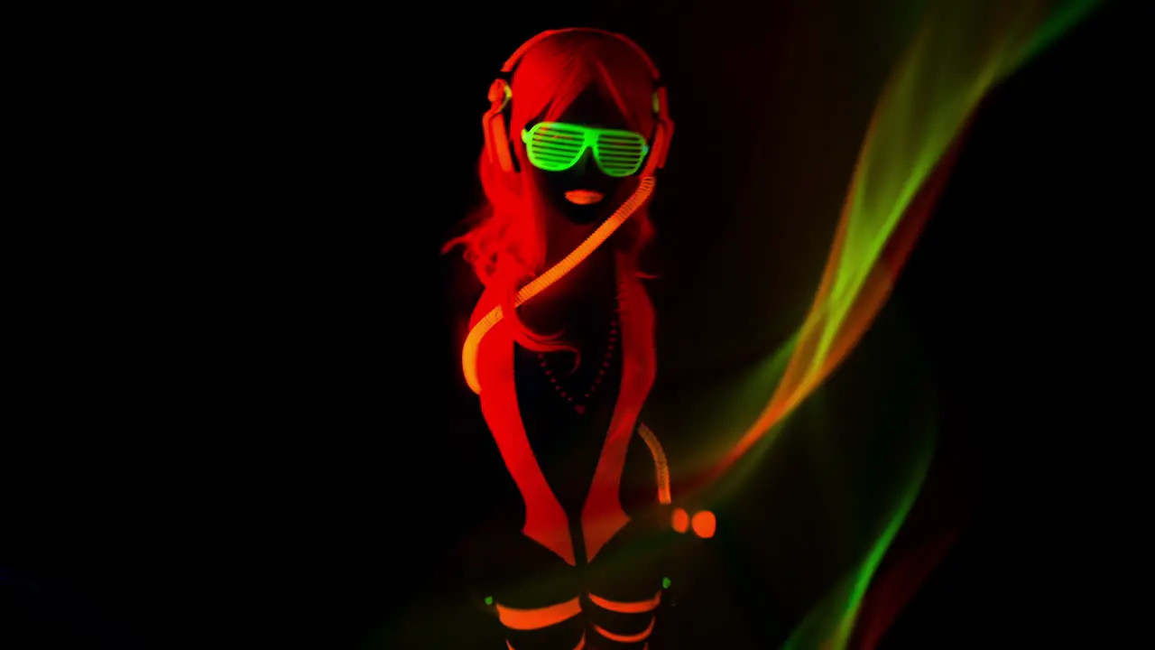 UV Glowing Woman 12