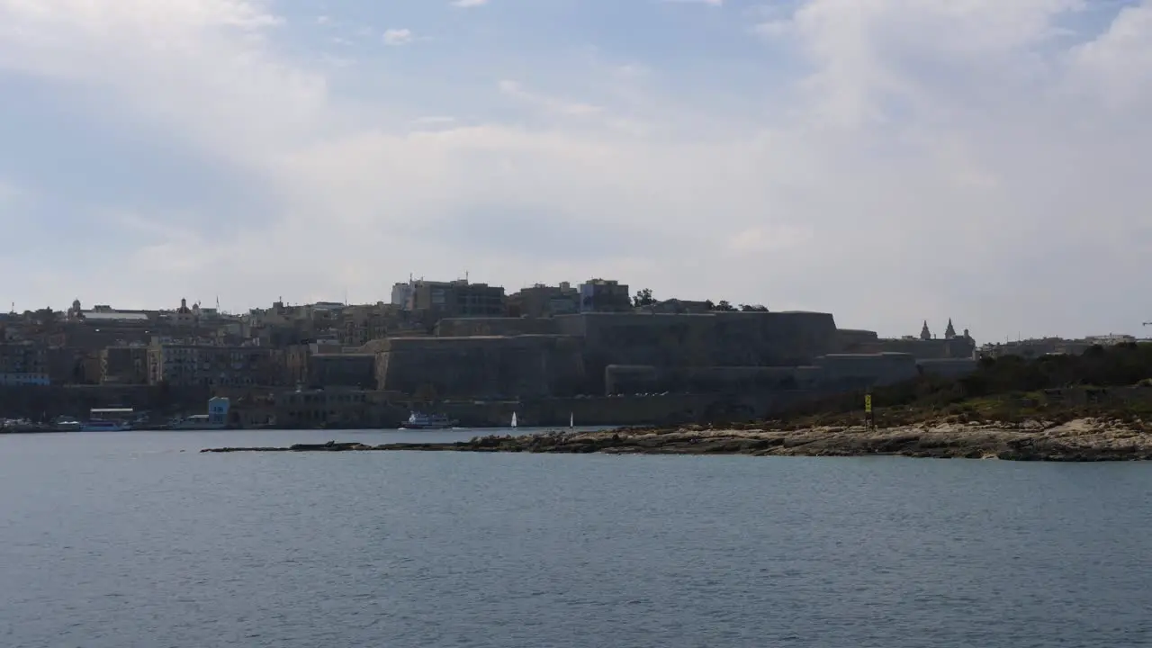 View of the Valletta Malta from the bay