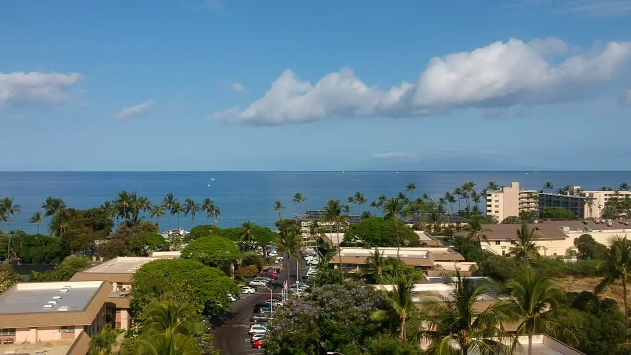 Overhead view of Kihei Kai Nani and Kamaole II Beach Kihei Maui