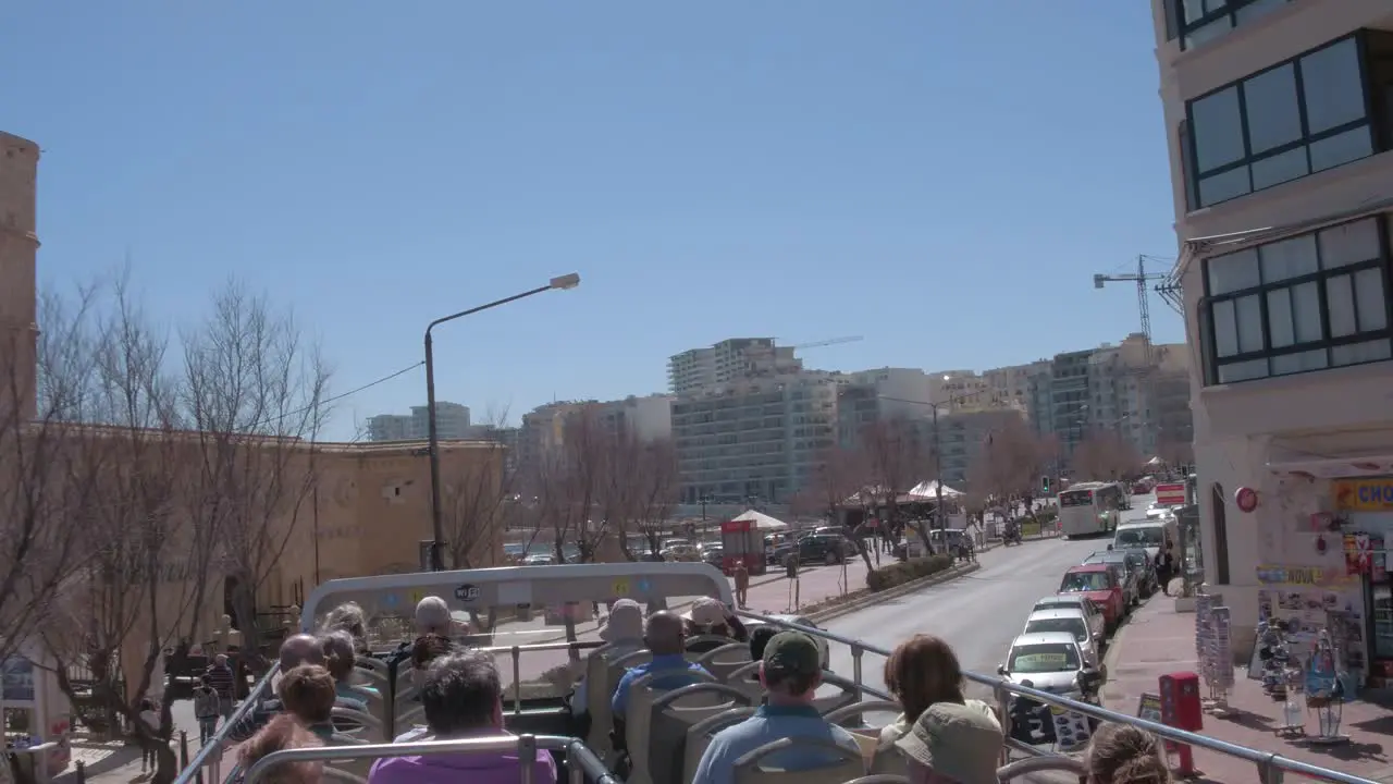 Traversing the Tower Road of Sliema Malta circa March 2019