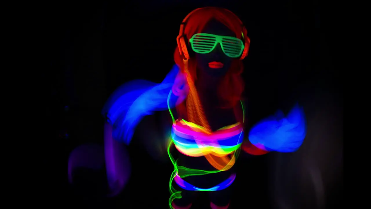 UV Glowing Woman 37