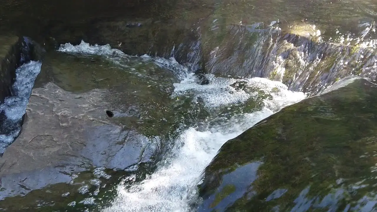 This is a slow motion video of water flowing through Stone Creek in Flower Mount Texas