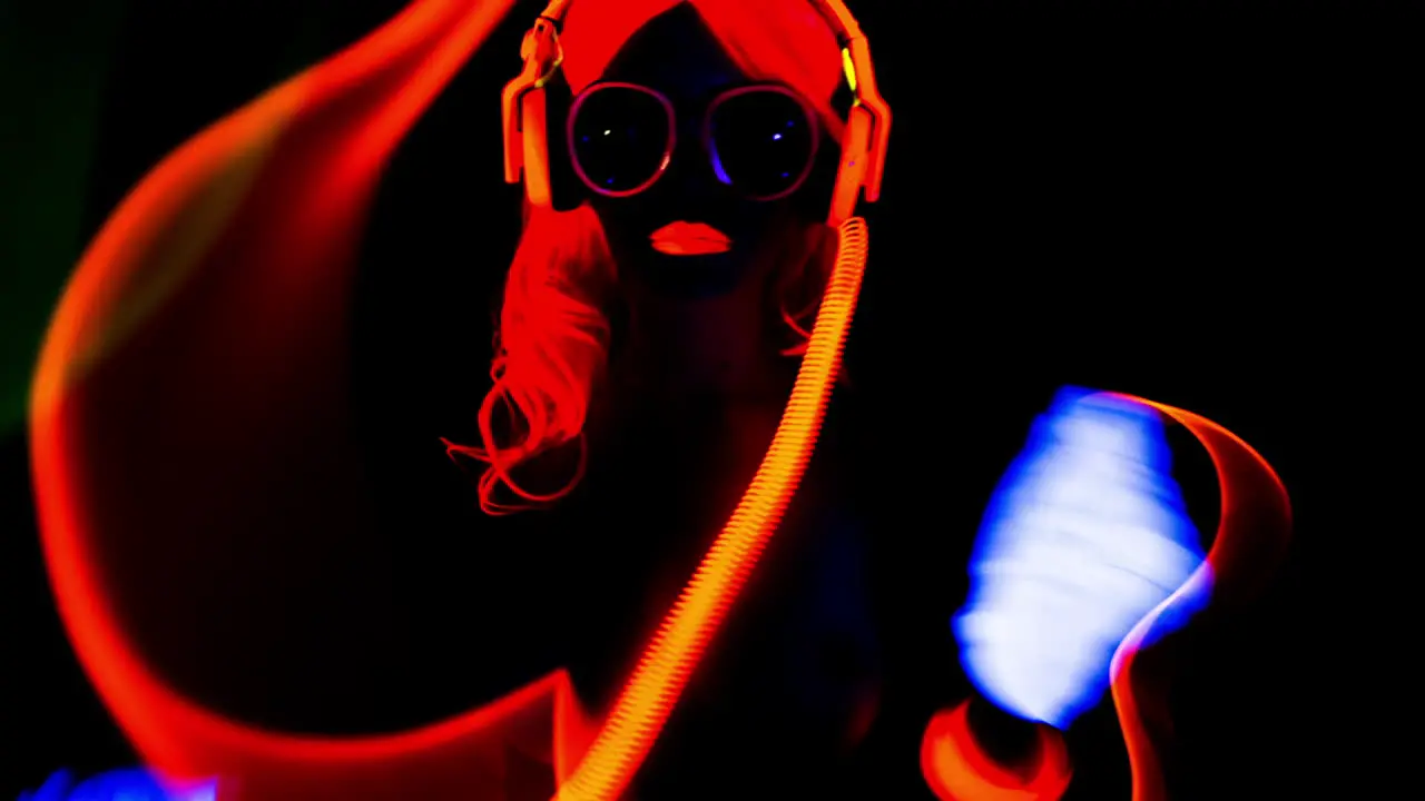 Glowing UV Woman 08