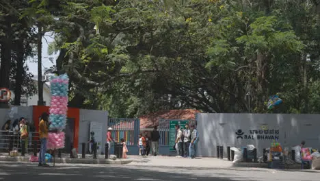 Entrance To Jawahar Bal Bhavana Recreation Area In Bangalore India