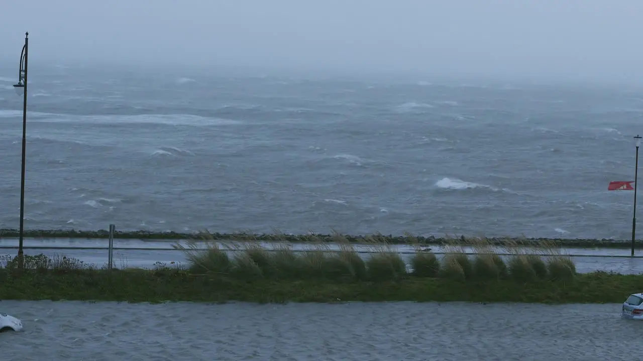 Storm Fergus hits Salthill Galway Dramatic flooding