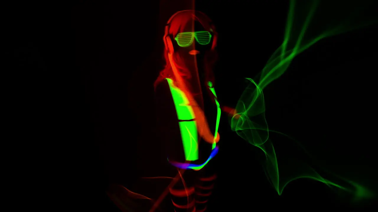 UV Glowing Woman 13