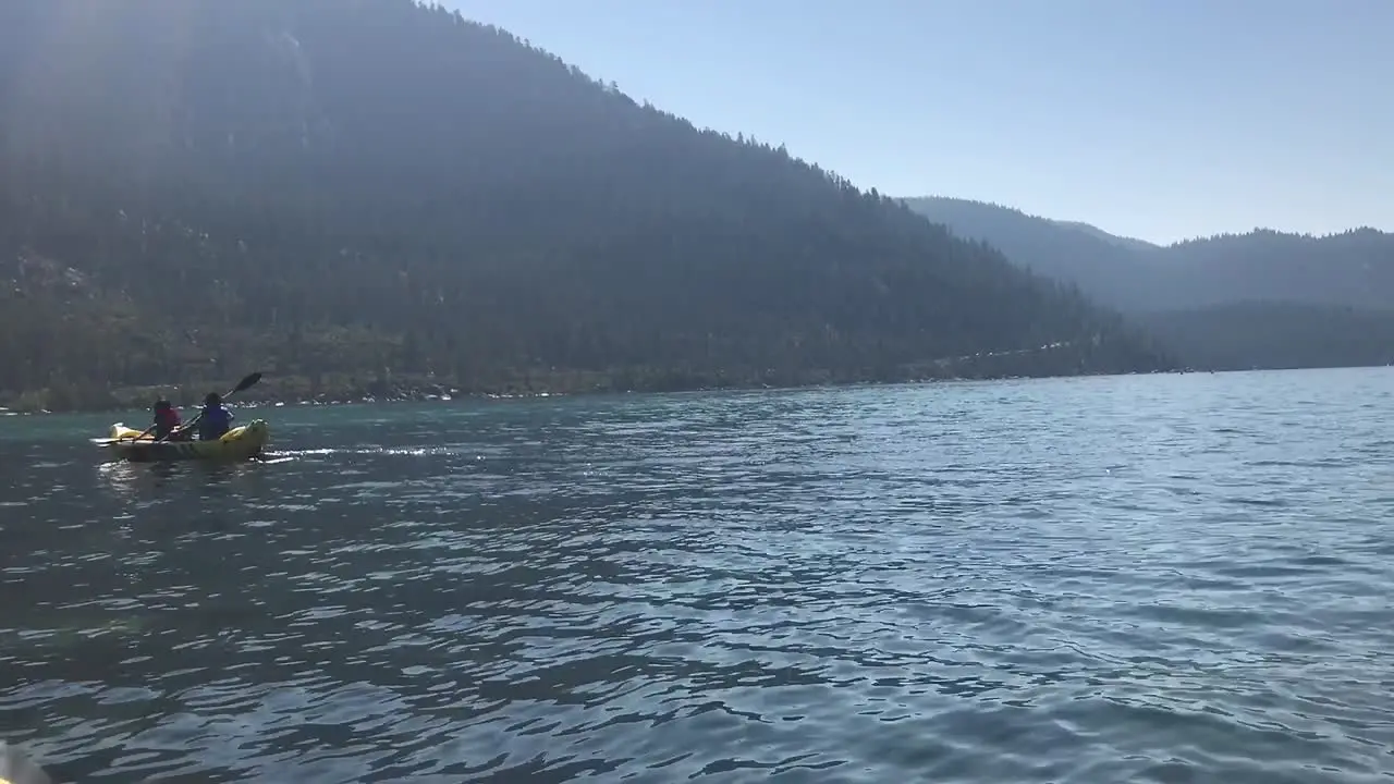 Kayaking video at Sand Harbor State Park in Lake Tahoe