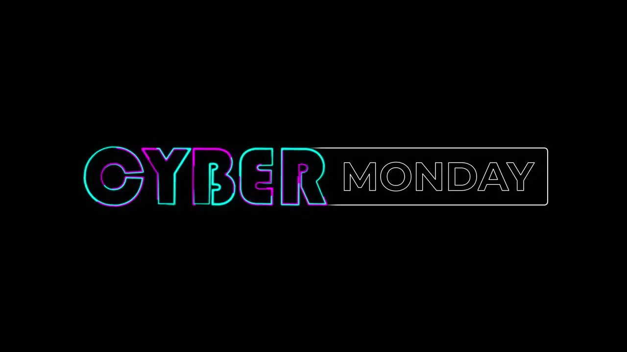 Cyber Monday graphic element