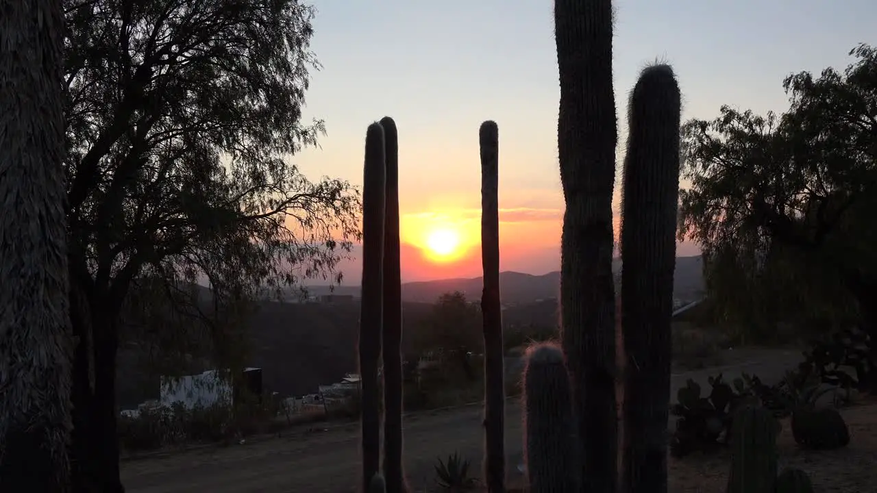 Mexico Zooms Toward Bright Setting Sun