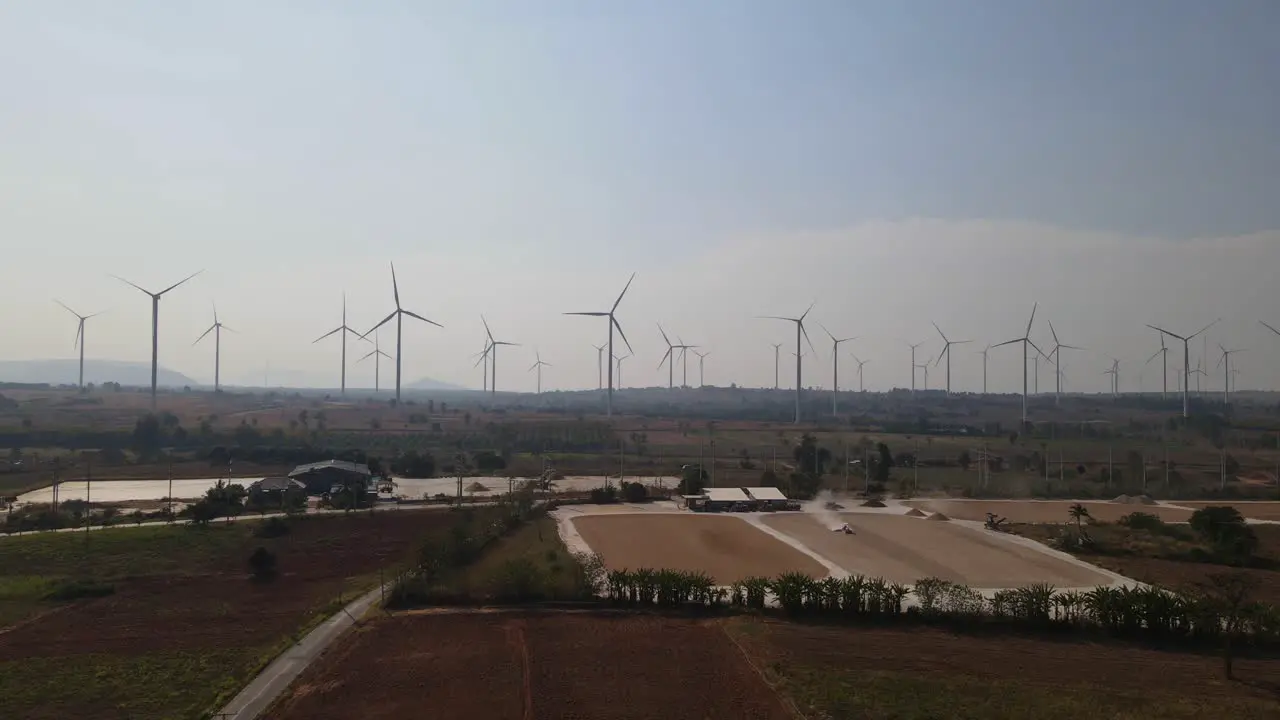 Wind Farm Huai Bong Nakhon Ratchasima Thailand