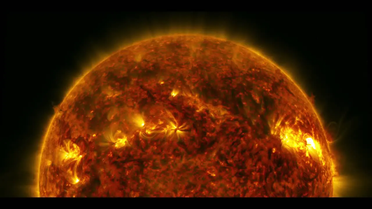 Nasa 4K Time Lapse Of A Huge Solar Flare On The Suface Of The Sun