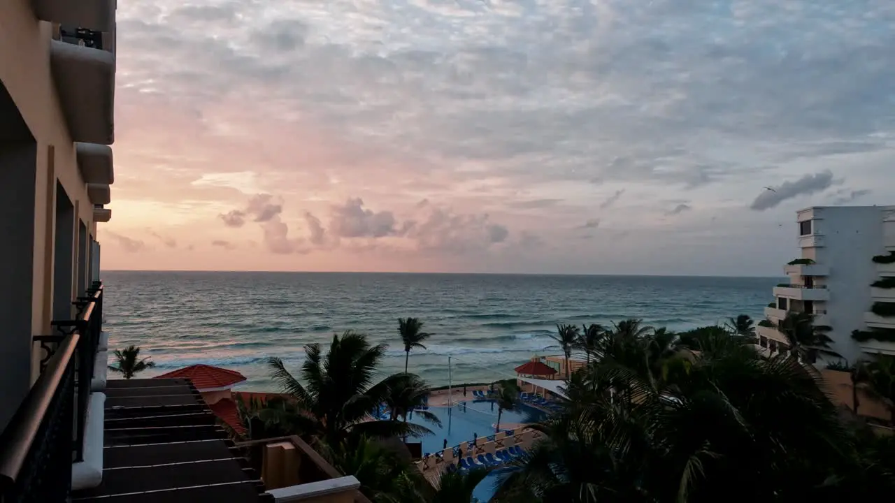 View Of Sunset Modern Hotel Mexico From Above