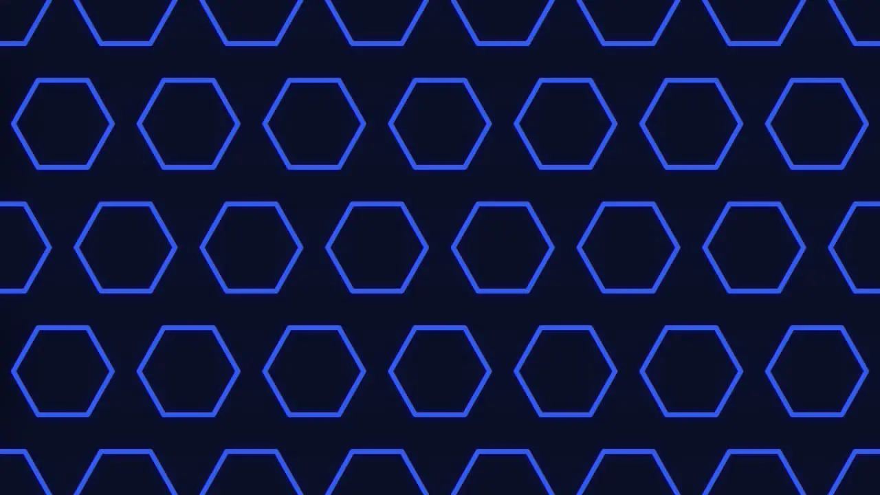 Symmetrical blue hexagon pattern modern and sleek tiling design