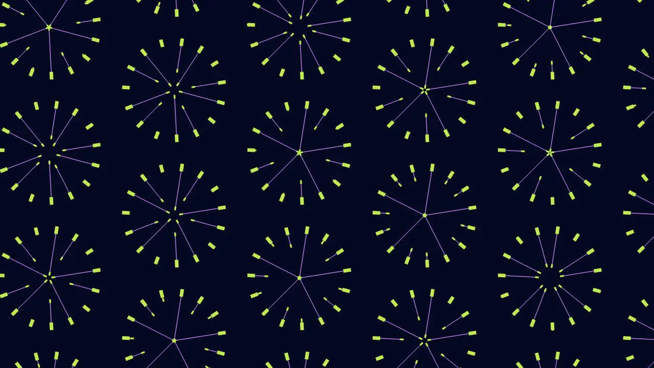 Mesmerizing Fireworks And Arrows On A Blue Canvas