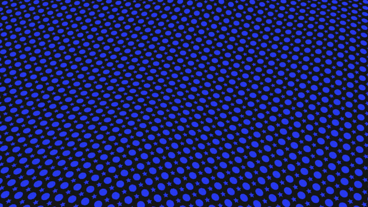 Elegant blue dot pattern on black background simple symmetry and uniformity