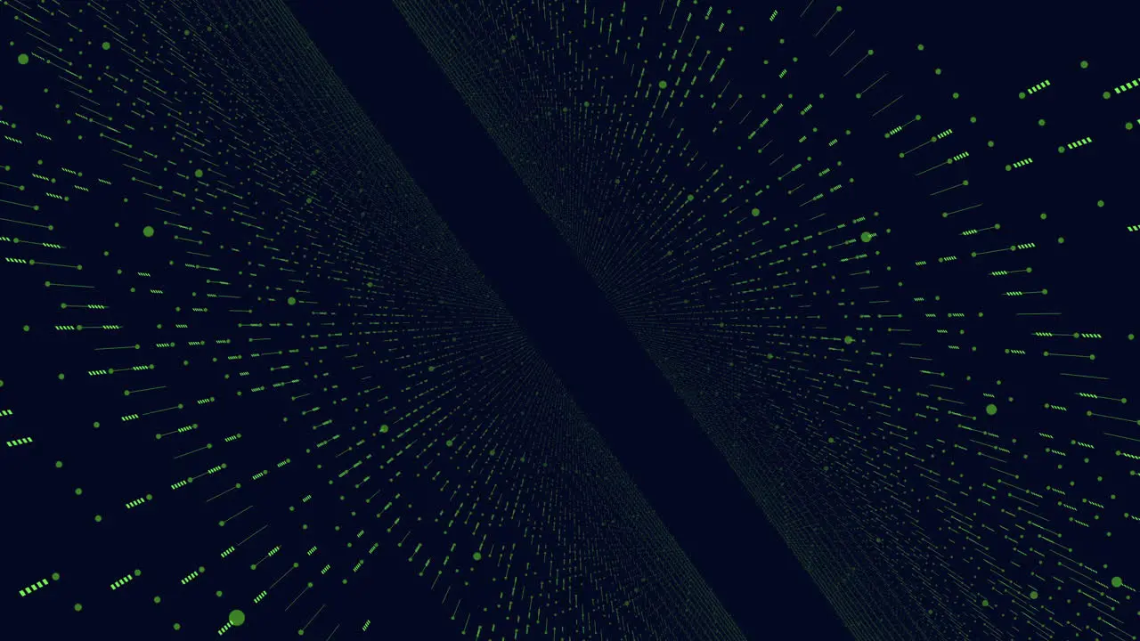 Diagonal black and green striped pattern on dark background