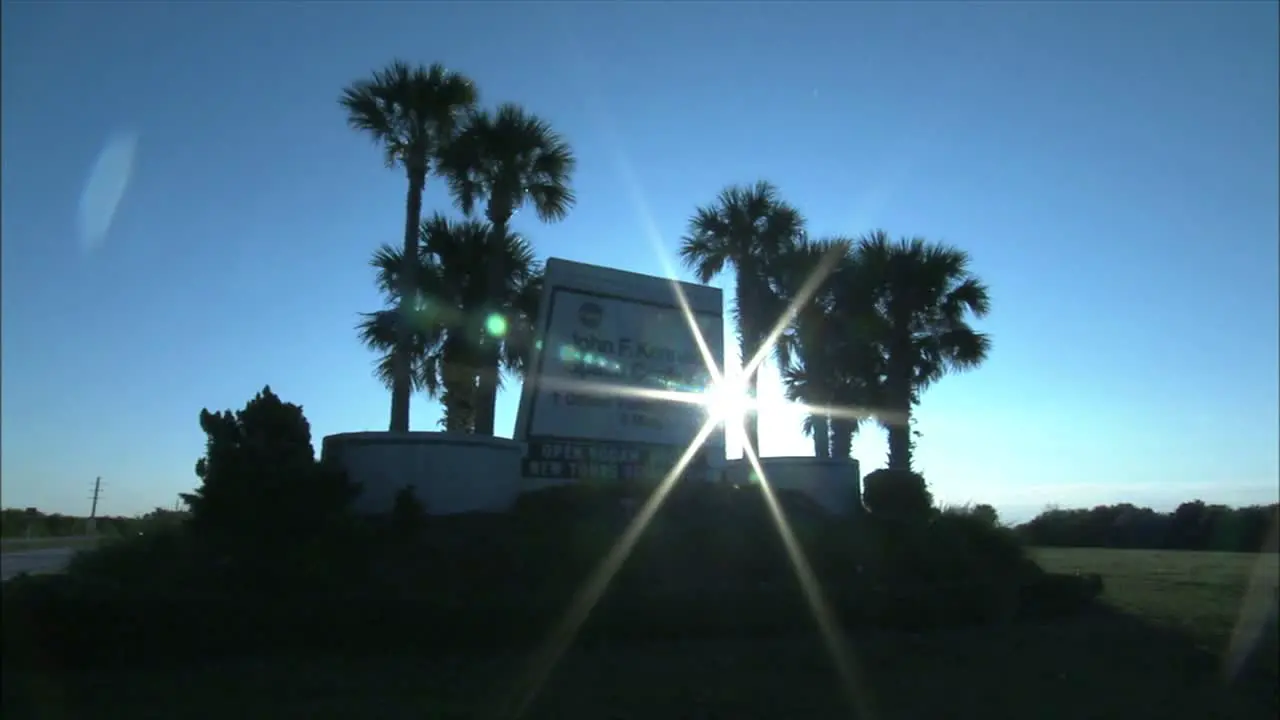 Kennedy Space Centre Sign 1