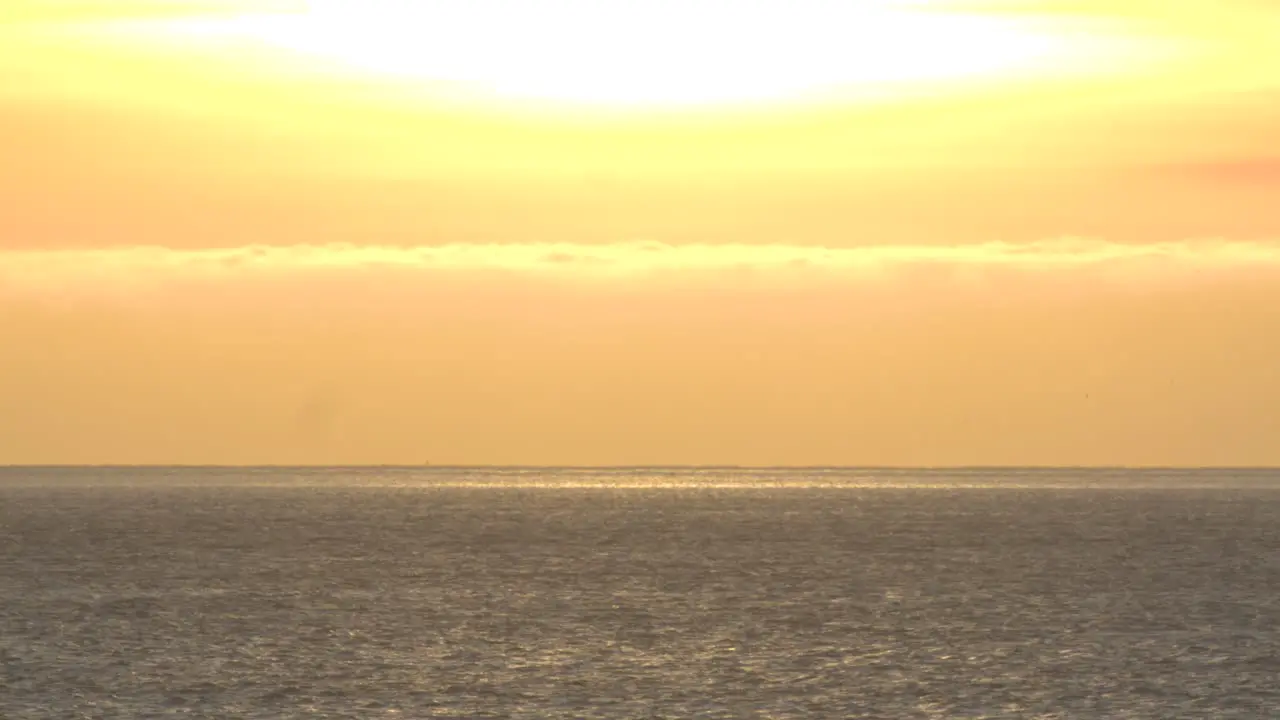 Beautiful evening sunset in the Atlantic Ocean Cascais Portugal coast