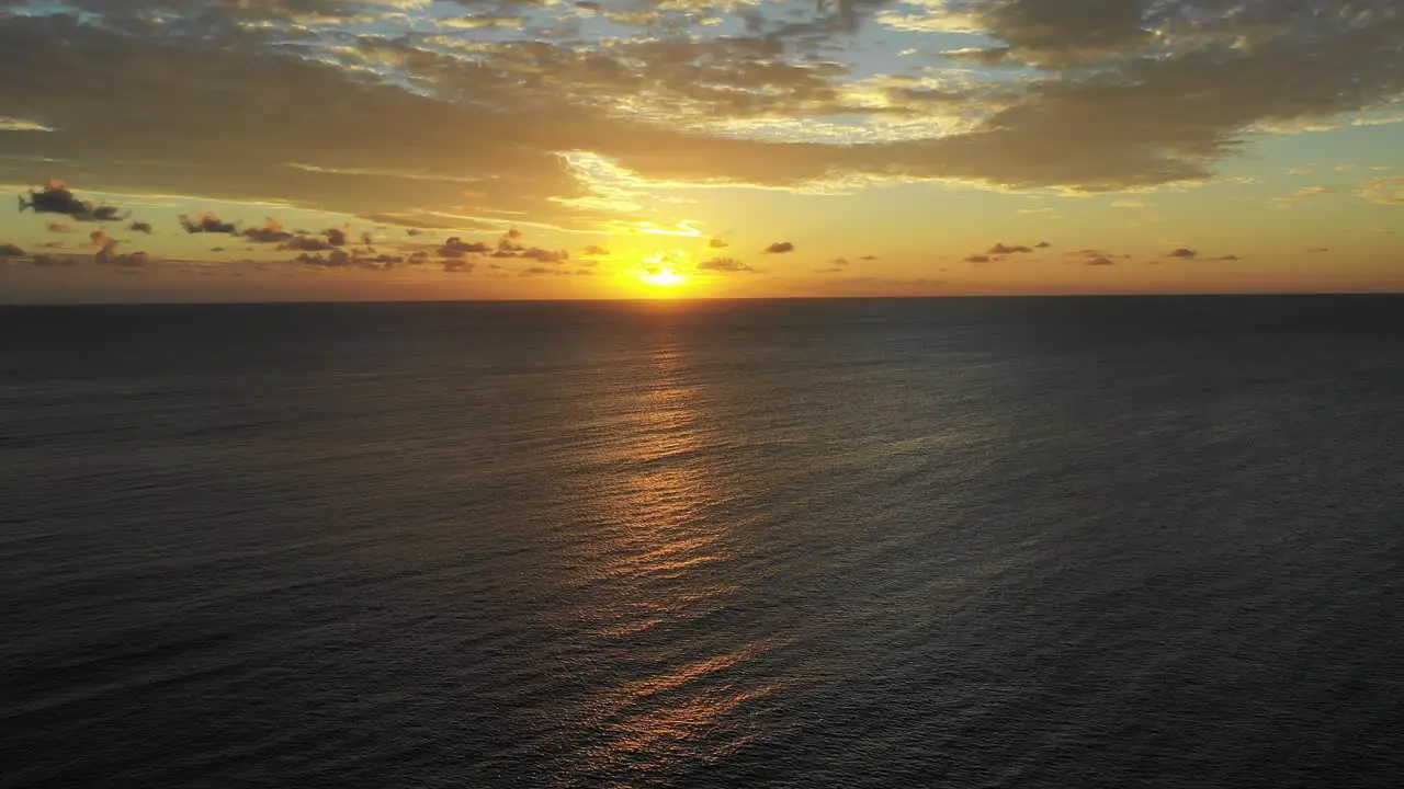 Cook Islands Aitutaki Sunset over the Ocean with the MavicPro2