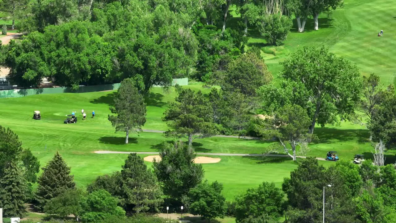 Many people enjoy luxurious country club golf course in USA