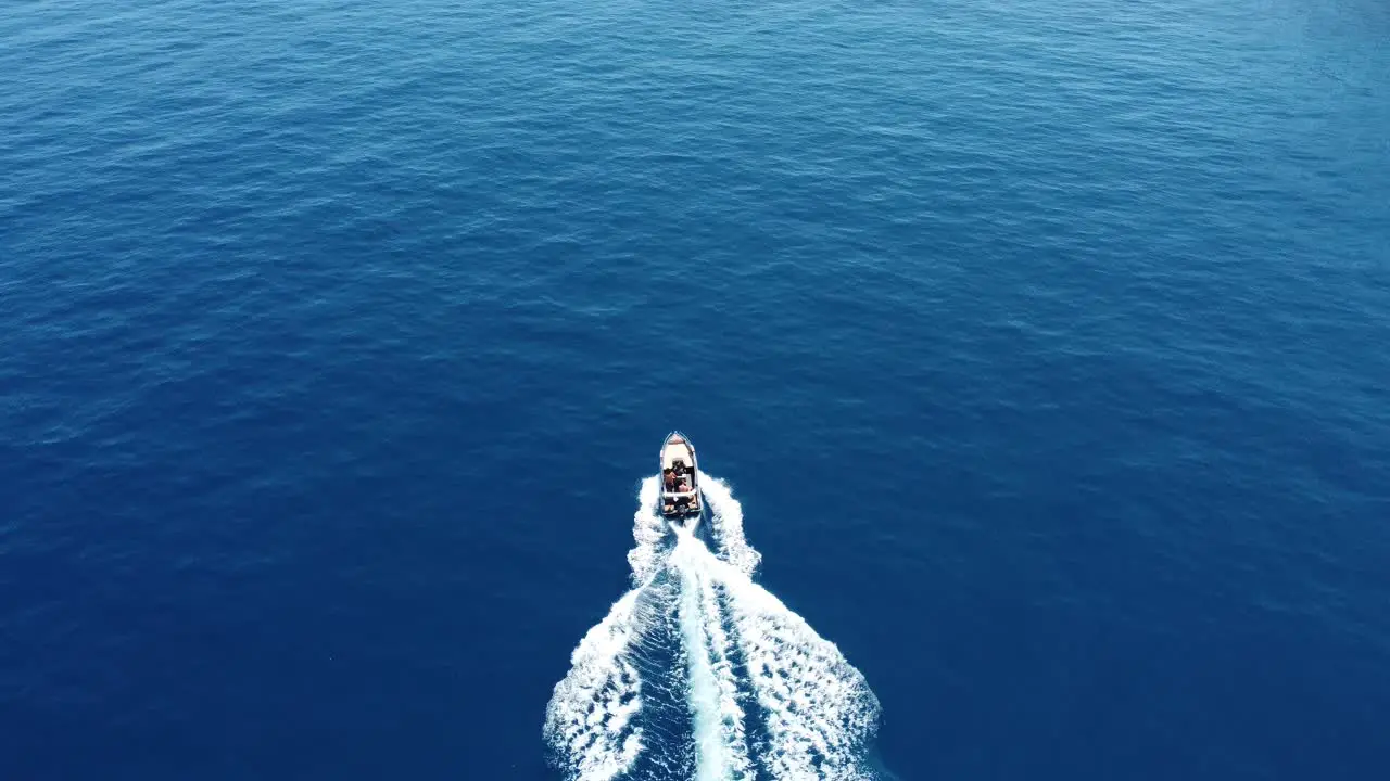 Sailing by boat in Greece Skiathos