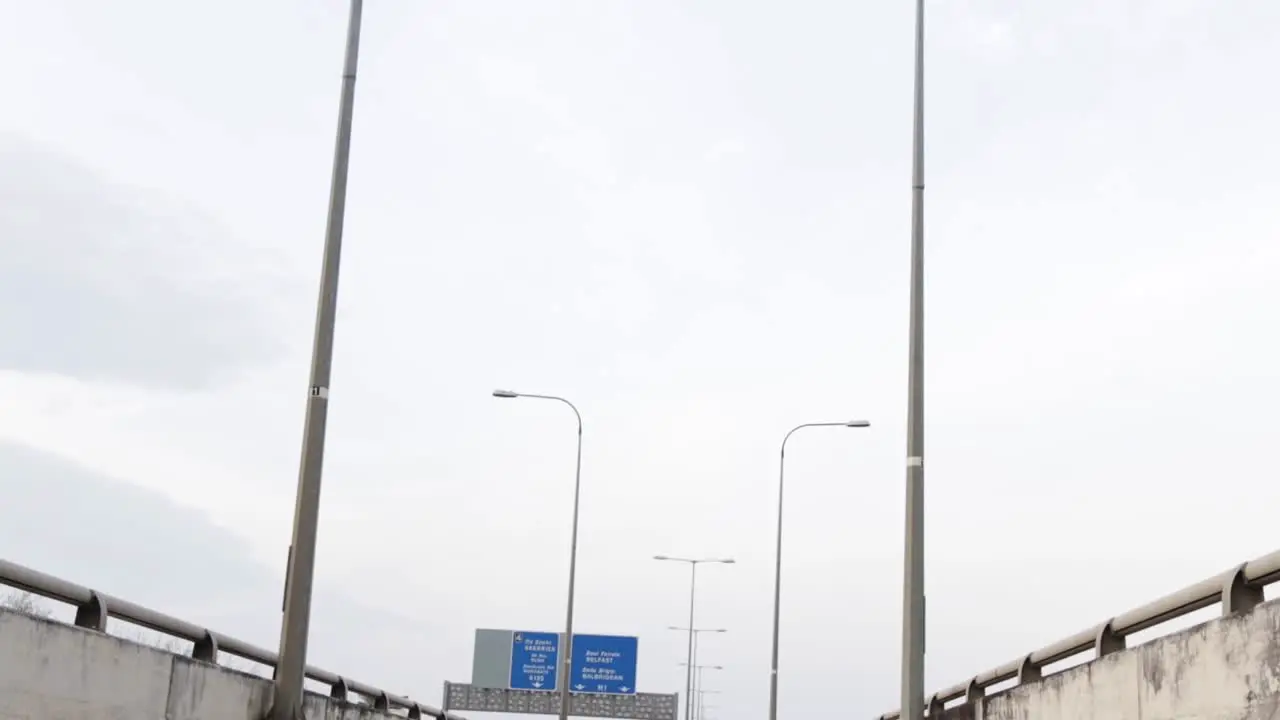 View of The Broadmeadow Estuary Bridge while standing in the middle