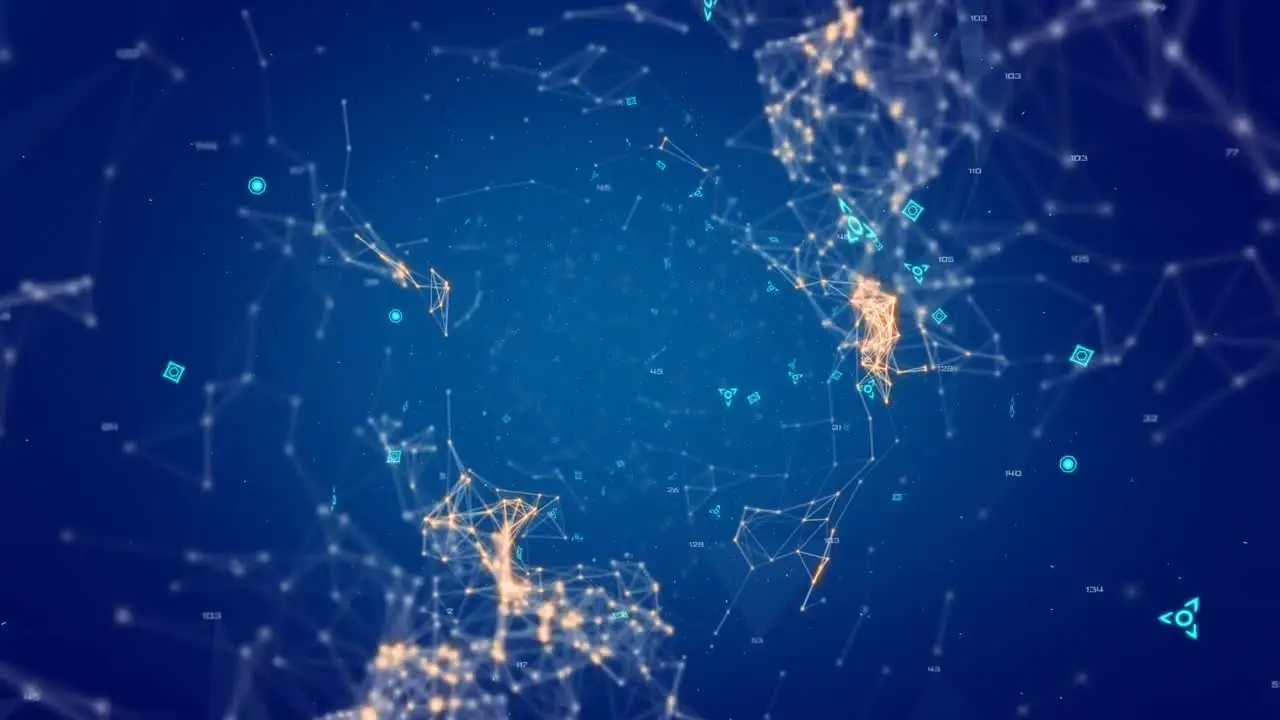 Netzwerk Aus Daten Und Verbindungen