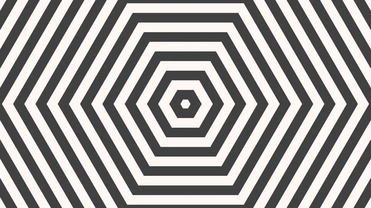 Motion intro geometric black and white vertigo stripes abstract background 1