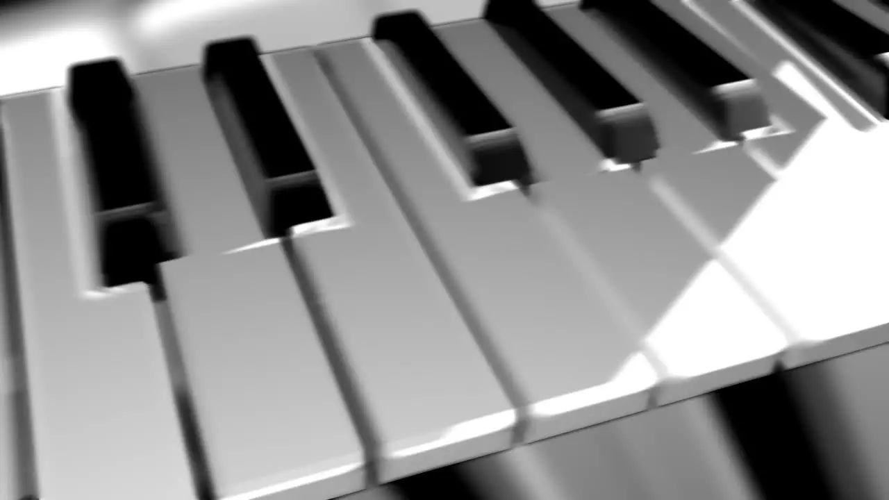 Piano Keys Motion Background