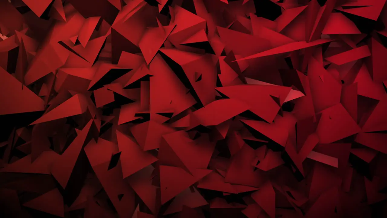 Motion red dark geometric shapes