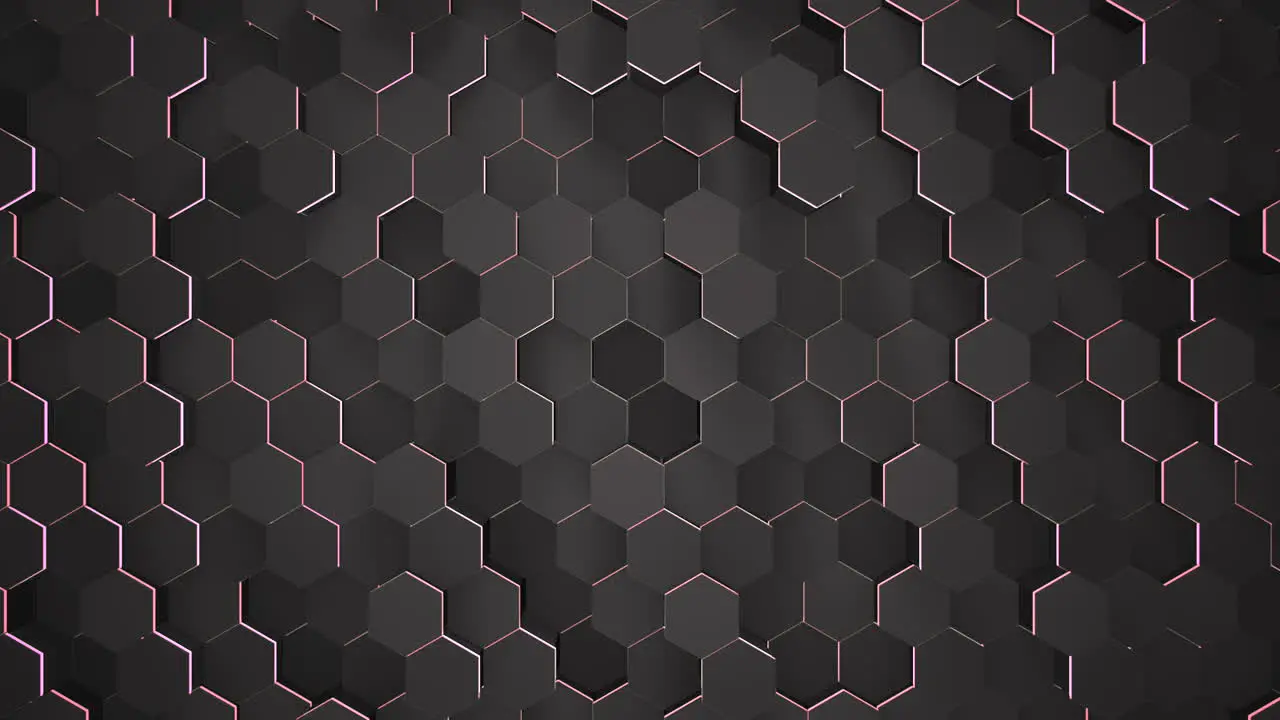 Motion dark black hex grid background 44